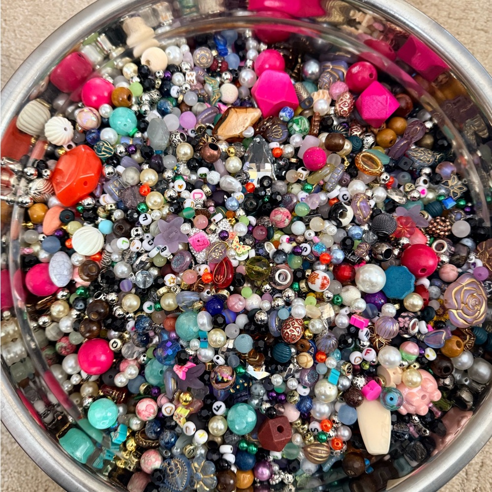 Colorful Bead Soup by the Pound. NEW BEADS ADDED - Picture 2 of 6